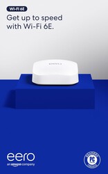 Amazon eero Pro 6E mesh wifi router - Supports internet plans up to 2.5 Gbps, Coverage up to 2,000 sq. ft., Connect 100+ devices, 1-pack