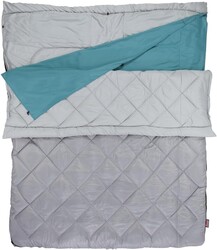 Coleman 45°F Double Sleeping Bag, XL Tandem Sleep Sack with Big & Tall Design, Zips Apart into 2 Sleeping Bags, Machine Washable