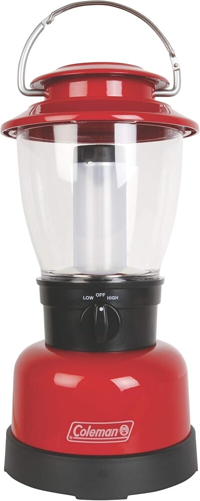 Coleman 400L LED Lantern with 4D Battery, Water & Impact-Resistant Lantern with Carry Handle, Lifetime LED Lights Never Need Replacing