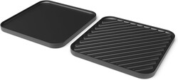 Coleman Cascade Stove Grill & Griddle Accessories, Cast Iron Cooking Grates for Cascade Stoves, Carry Case Included