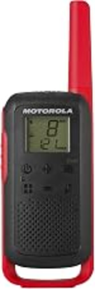 Motorola Solutions T210 Two-Way Radio Black W/Red Two-Pack