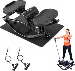 Rock Fitness Stepper, Portable Step Rocker Side to Side at Home, Aerobic Workout Machine Fitness Equipment Suitable for Apartment and Dormitory