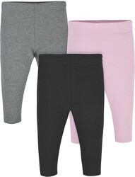 Gerber Baby-Girls Toddler 3-Pack Premium Leggings