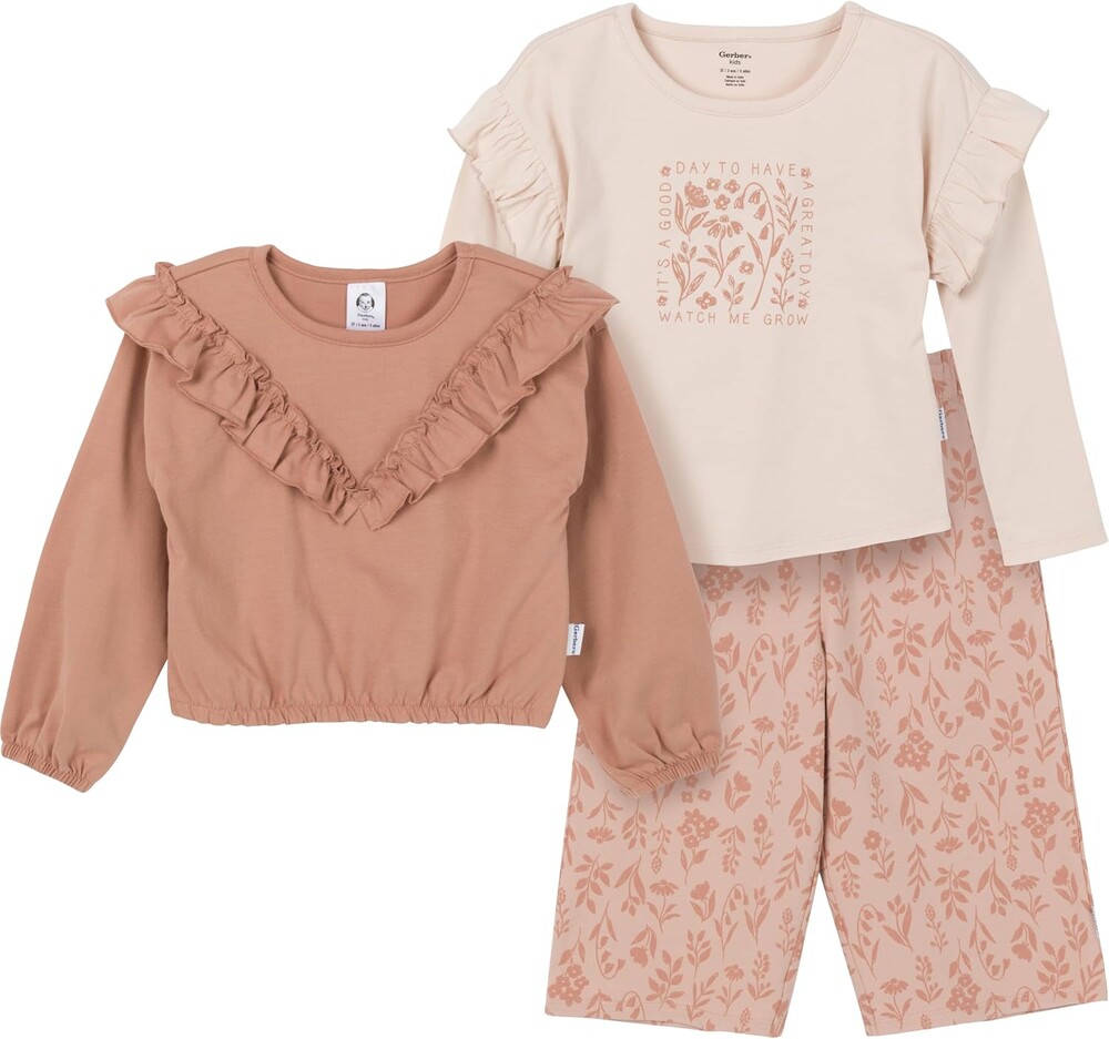 Gerber Baby Girls' Toddler Girls' 3-piece Set