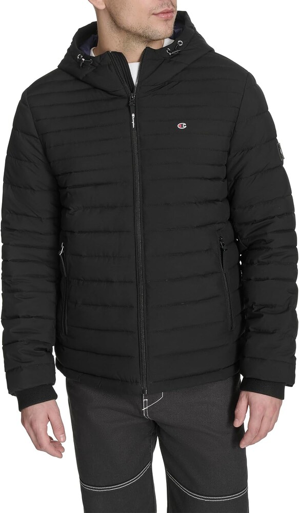 Champion Men's Lightweight Hooded Puffer Jacket