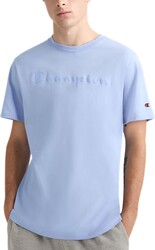 Champion Men's Graphic Short Sleeve T-Shirt, Standard Fit, Tonal Script Logo, Midweight 100% Cotton