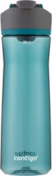 Contigo AUTOSEAL Cortland 24oz Water Bottle BPA-Free Plastic Spill Leak-Proof Lid and Carry Handle Dishwasher Safe Spirulina