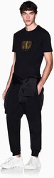 Armani Exchange Large Black and Gold Tee