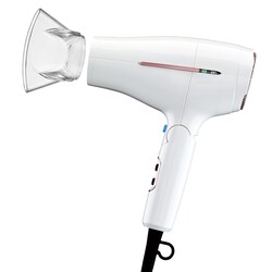 Conair Double Ceramic Travel Hair Dryer | 1875W Dual Voltage Foldable Travel Hair Dryer, for All Hair Types, Purple, 420NR