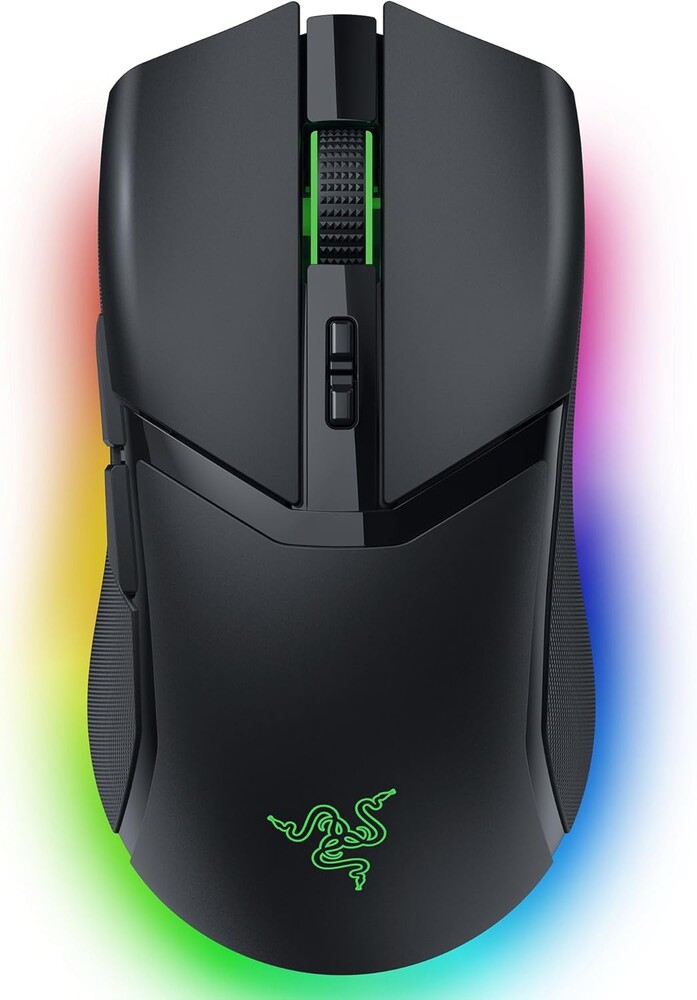 Razer Cobra Pro Gaming Mouse - Optical - Cable/Wireless - Bluetooth - 2.40 GHz - Rechargeable - USB Type C - 3000 dpi - Scroll Wheel - 11 Programmable Button(s) - Right-Handed