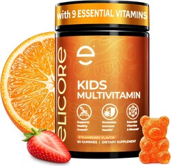 Premium Kids Multivitamin Gummies – 12 in 1 Kids Gummy Vitamins – Growth Chewable Multivitamin for Toddlers and Teens – Immune, Brain & Focus Support – GMO-Free, Gluten-Free – 2 Months Supply