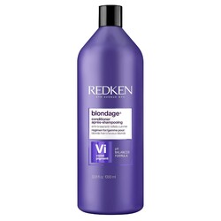 Redken Blondage Color Depositing Purple Conditioner For Blonde Hair - Tones & Moisturizes Brassy Hair