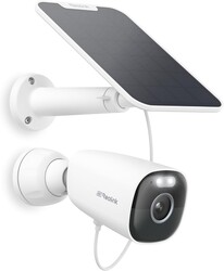 REOLINK Argus Eco Ultra 4K Solar Security Camera Wireless Outdoor, Color Night Vision, 2.4/5GHz WiFi, 125° Wide View, Smart Detection, Home Hub Compatible, Standalone Camera No Subscriptions