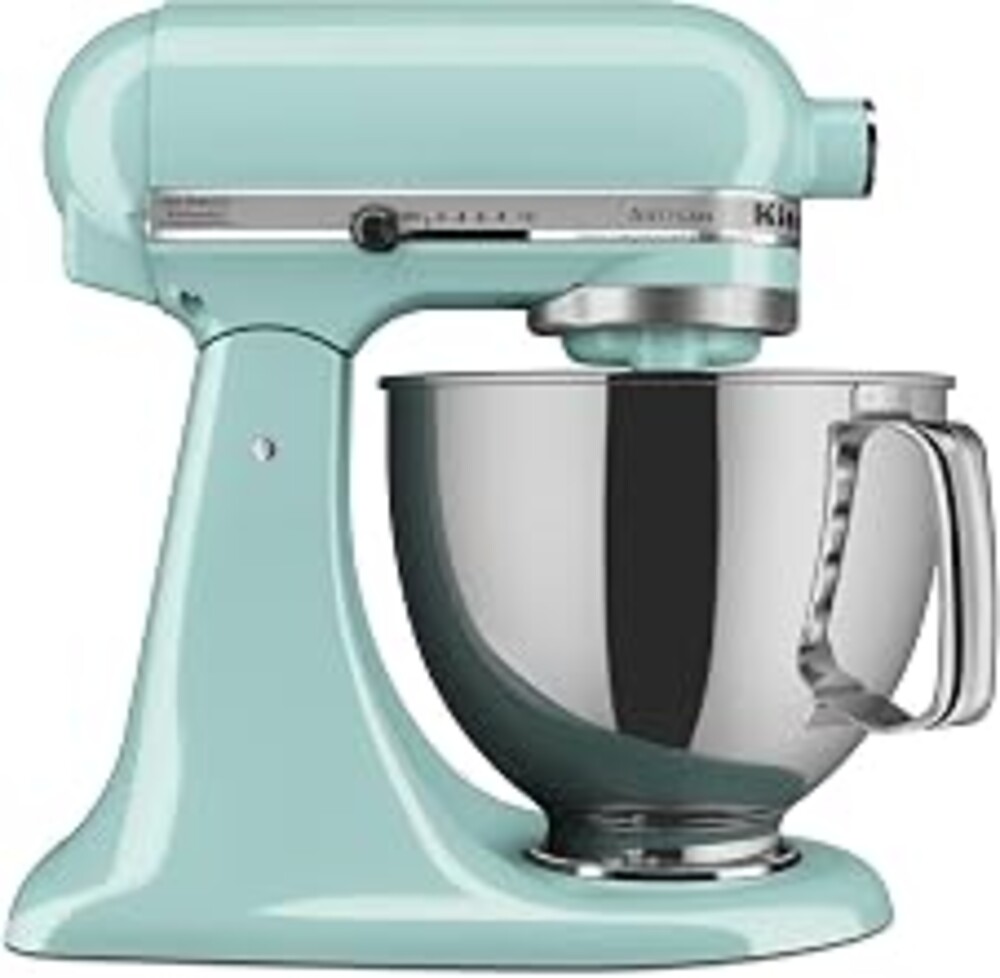 KitchenAid Artisan Series 5 Quart Tilt Head Stand Mixer with Pouring Shield KSM150PS, Ice Blue