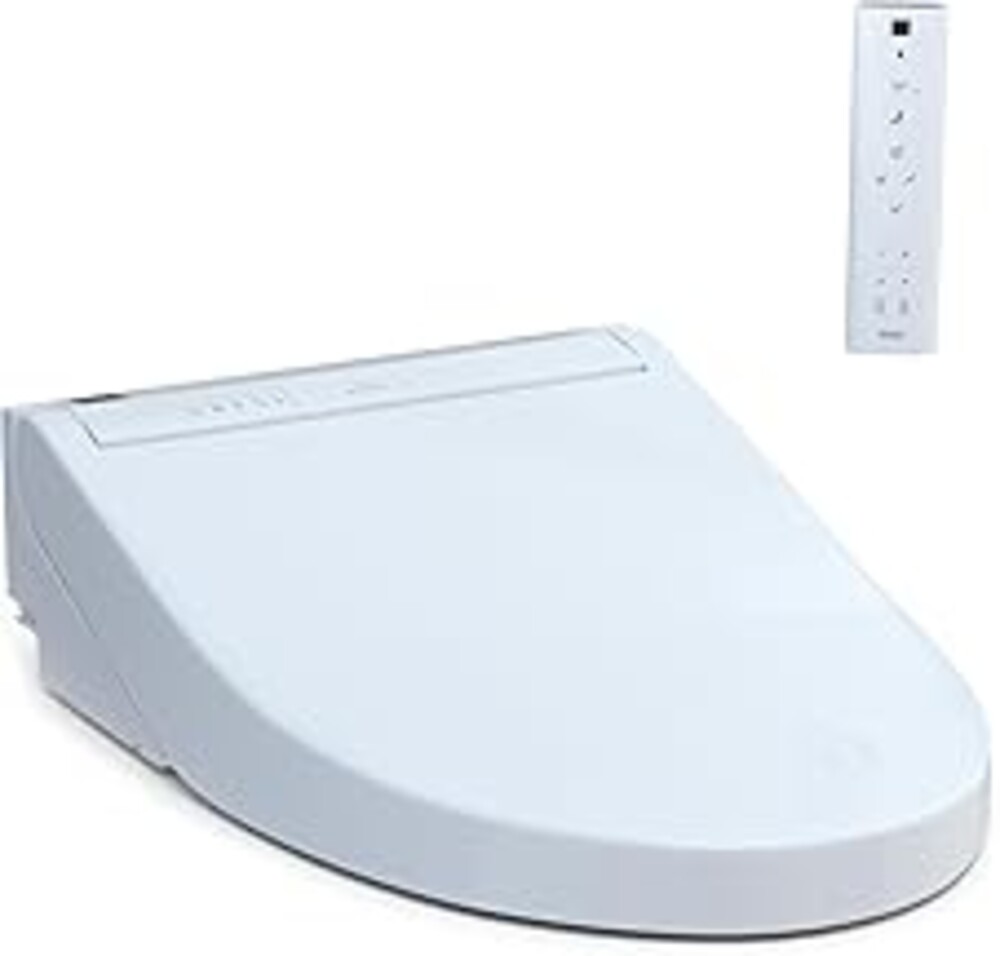 TOTO® WASHLET® C5 Electronic Bidet Toilet Seat with PREMIST and EWATER+ Wand Cleaning, Elongated, Cotton White - SW3084#01