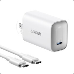 Anker Nano Charger, 100W Foldable MacBook Charger for iPhone 17 Series, and All USB C Devices, 6ft USB-C Cable Included, Compatible with MagSafe