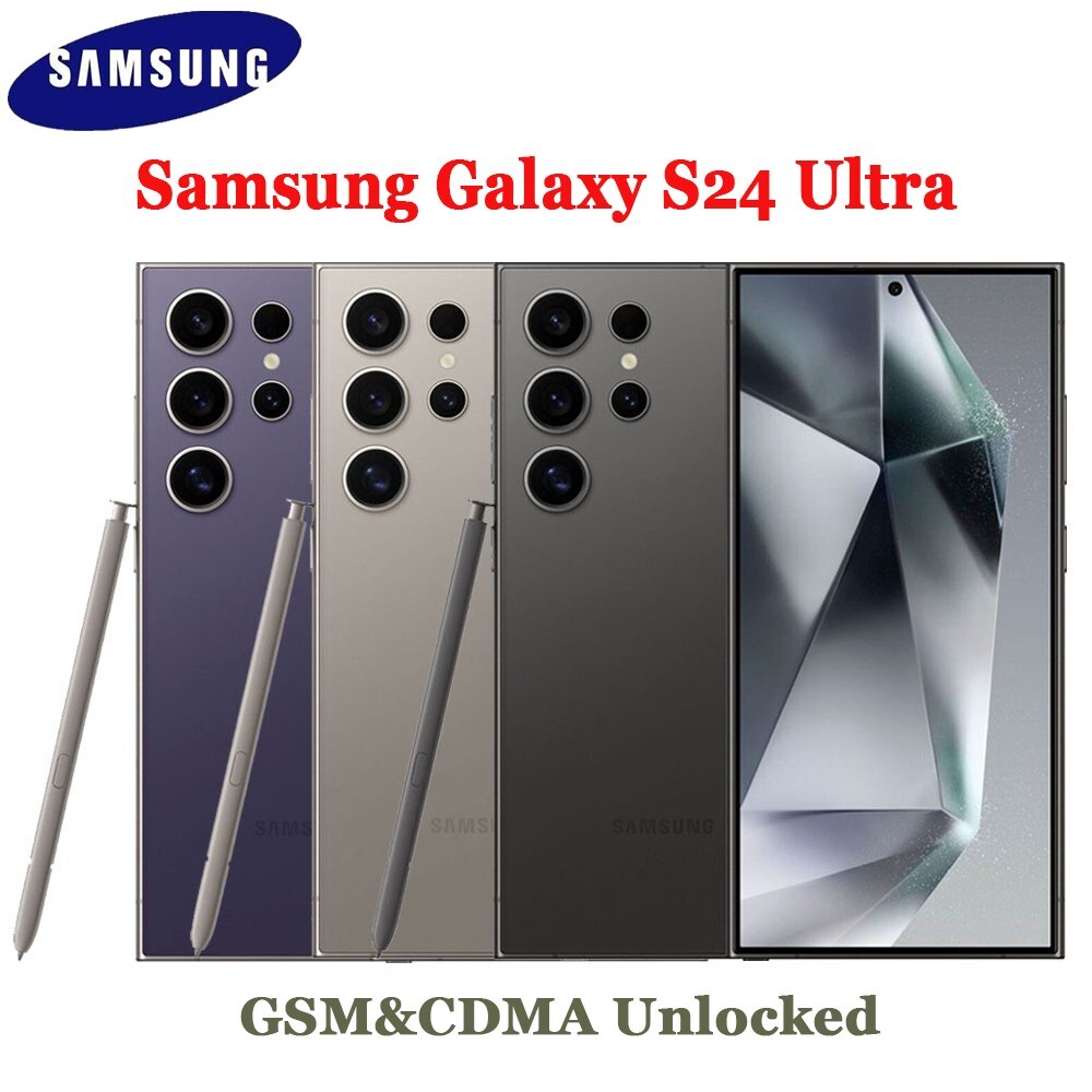 Sealed New Samsung Galaxy S24 Ultra 5G 512GB SM-S928U Factory Unlocked 6.8in