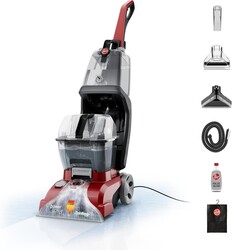 Hoover PowerScrub Deluxe Carpet Cleaner Machine, Deep Cleaning Carpet Shampooer Machine, SpinScrub Brushes, HeatForce Drying, Pet & Upholstery Tools, Pair with Hoover Carpet Cleaner Solution