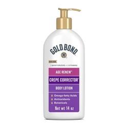 Gold Bond Age Renew Crepe Corrector Body Lotion, Replenishing & Smoothing Formula, Gold Bond Crepe Corrector Body Lotion, 14 oz