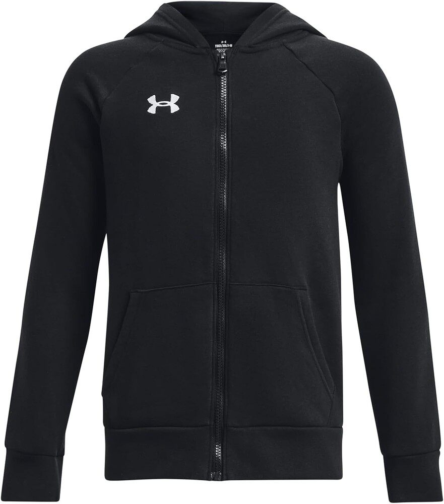 Under Armour Kids Rival Fleece Full Zip Hoodie (Big Kid)
