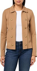 Nautica Women's Open Front Knit Captains Jacket Jacket