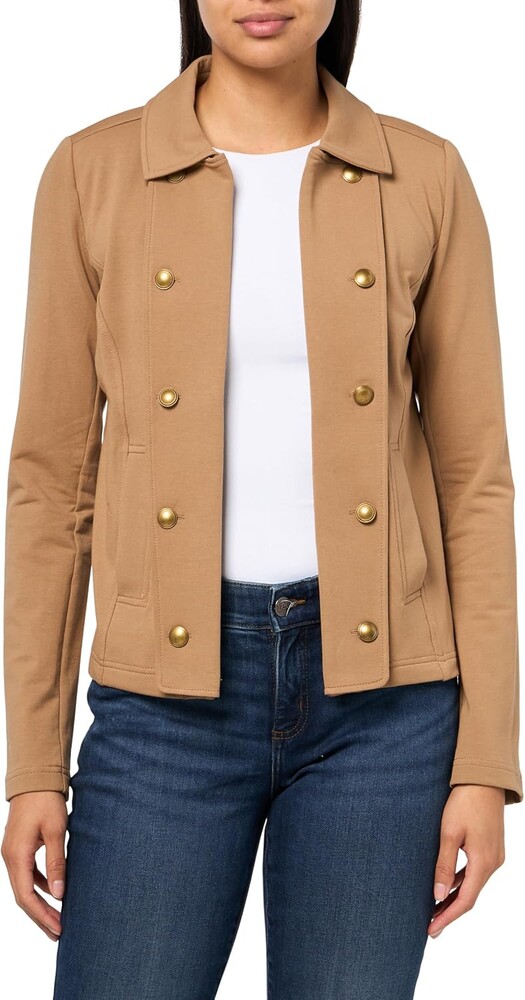 Nautica Women's Open Front Knit Captains Jacket Jacket