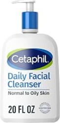 Cetaphil Face Wash, Daily Facial Cleanser for Sensitive, Combination to Oily Skin, 20 oz, Gentle Foaming, Soap Free, Hypoallergenic