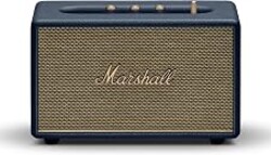 Marshall Acton III Bluetooth Home Speaker - Loud Stereo Sound with Bass and Treble Controls | Plug-in Powered | 3.5mm Aux Input - Midnight Blue