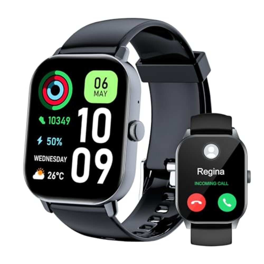 ISKOVI 1.91" Smart Watch for Men,Smart Watches for Women,Fitness Tracker with Message Call Function,120+ Sport Modes, IP68 Waterproof,24 Hours Heart Rate/Sleep Monitor,for Android/iOS