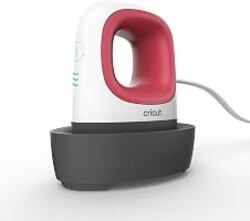 Cricut EasyPress Mini Heat Press - For Pressing Small Objects Like Shoes, Stuffed Animals, Hats & More - 3 Heat Settings & Precision Tip - Ceramic-Coated Heat Plate - Compact & Lightweight - Raspberry