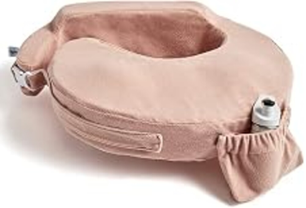 My Brest Friend Nursing Pillow - Deluxe - Enhanced Comfort w/ Slipcover - Ergonomic Breastfeeding Pillow For Ultimate Support For Mom & Baby - Adjustable Pillow W/ Handy Side Pocket, Soft Rose