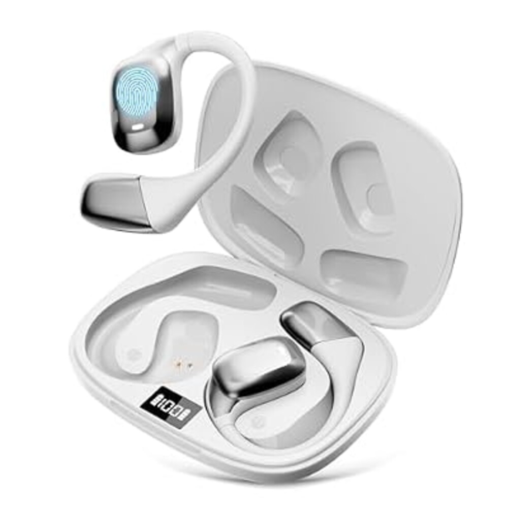 JOYHOOD ai translation earbuds real time,144 language translator earbuds,60H Playtime audifonos traductores inglés español en tiempo real, 3-in-1 translator device headphones for Travel/Business,White