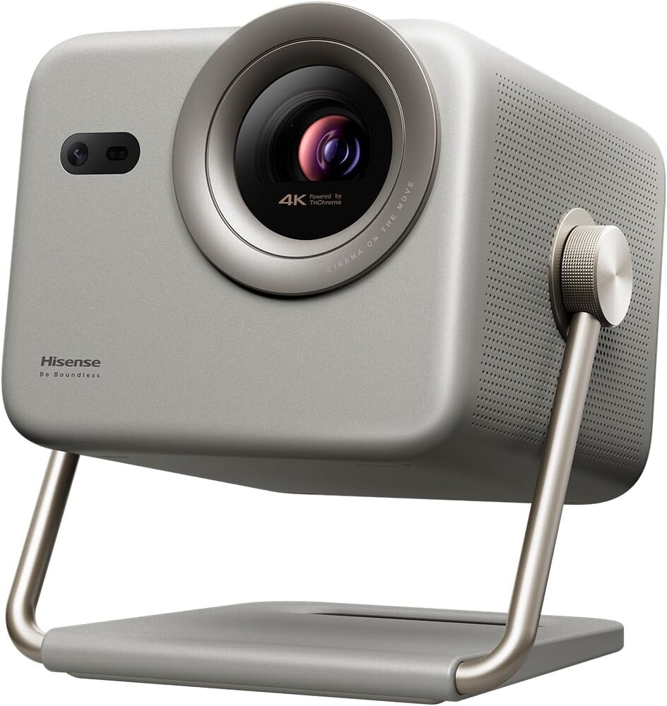 Hisense M2 Pro, Triple Laser Smart Portable Lifestyle Projector, 4K UHD, 65” – 200”, 1,300 Lumens, Dolby Vision,Optical Zoom, Intelligent Screen Adjustments, Vidaa OS, Netflix Included