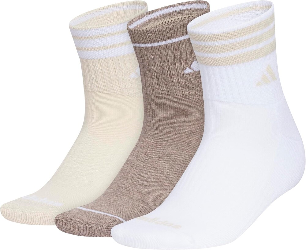 adidas Cushioned Sport High Quarter Socks 3-Pairs Durable & Comfortable
