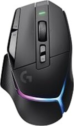 Logitech G502 X Plus Wireless Gaming Mouse: Optical Switches, LIGHTSYNC RGB, 13 Buttons, Infinite Scroll Toggle, Up to 130hr Battery, USB-C, PowerPlay Wireless Charging, PC/MacOS - Black
