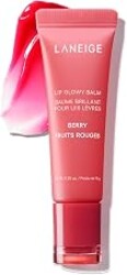 LANEIGE Lip Glowy Balm: Sheer Tinted Lip Treatment Balm Tube with Shea & Murumuru Butters for Hydrating, Moisturizing, Glossy, Non-Sticky Shine, Berry | Korean Skin Care