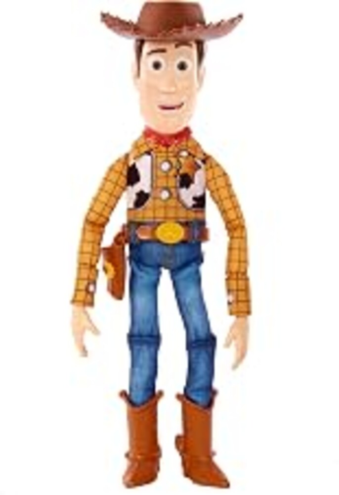 Mattel Disney Pixar Toy Story Talking Woody Action Figure & Accessory, Roundup Fun 12-inch Collectible with 30+ Sounds & Phrases