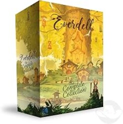 Everdell: The Complete Collection – Deluxe All-in-One Board Game with Base Game + 5 Expansions, 1–4 Players, Metal Tokens, Ever Tree, Storage Trays & Premium Components