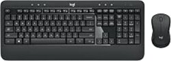 Logitech MK540 Advanced Wireless Keyboard and Mouse Combo for Windows, 2.4 GHz Unifying USB-Receiver, Multimedia Hotkeys, 3-Year Battery Life, for PC, Laptop
