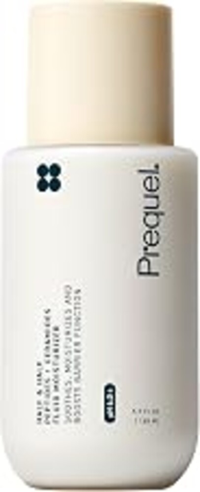 Prequel Skin Half and Half Fluid Moisturizer Face Cream. Lightweight Ceramide Peptide Lotion for All Skin Types, including Dry and Sensitive. Hydrating Facial Cream for Women and Men