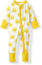 Little Sleepies Pajamas for Baby Boys & Girls, Viscose from Bamboo Baby Pajamas, Sleepers, 2-Way Zipper PJs