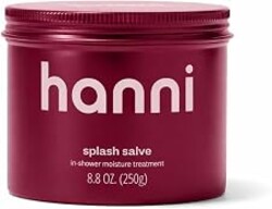 HANNI Splash Salve Body Mask, In-Shower Moisturizer with Coconut, Jojoba, Shea Butter & Glycerin, Deep Conditioning for All Skin Types, 250 mL / 8.8 oz