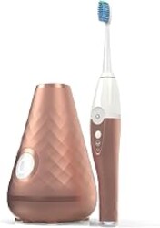 Tao Clean UV Sanitizing Sonic Toothbrush and Cleaning Station, Electric Toothbrush, Dual Speed Setting, Rose Gold