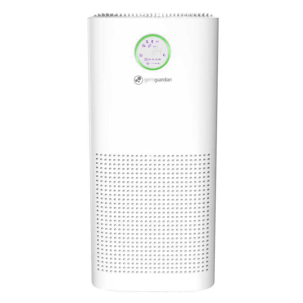GermGuardian 6-in-1 Large Room Air Purifier with HEPA Filter & Air Quality Monitor