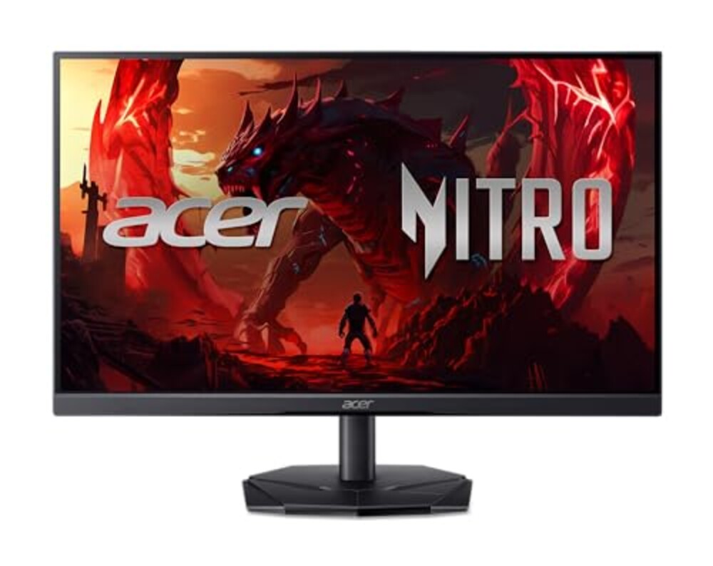 Acer Nitro 24.5” Gaming Monitor | Full HD 1920 x 1080 | IPS | ZeroFrame | AMD FreeSync Premium | 200Hz Refresh Rate | Up to 0.5ms | sRGB 99% | 1 x Display Port 1.2 and 2 x HDMI 2.0 | KG251Q X3biip