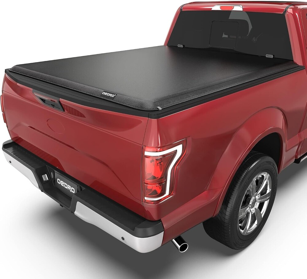 OEDRO Roll Up Truck Bed Tonneau Cover Compatible with 2015-2026 Ford F-150 F150 5.5 Feet Bed
