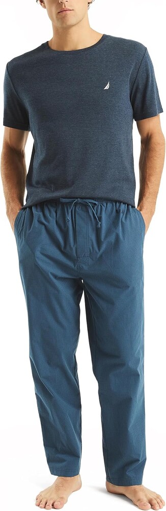 Nautica Men's Nautica Sustainably Crafted Poplin Sleep Pant