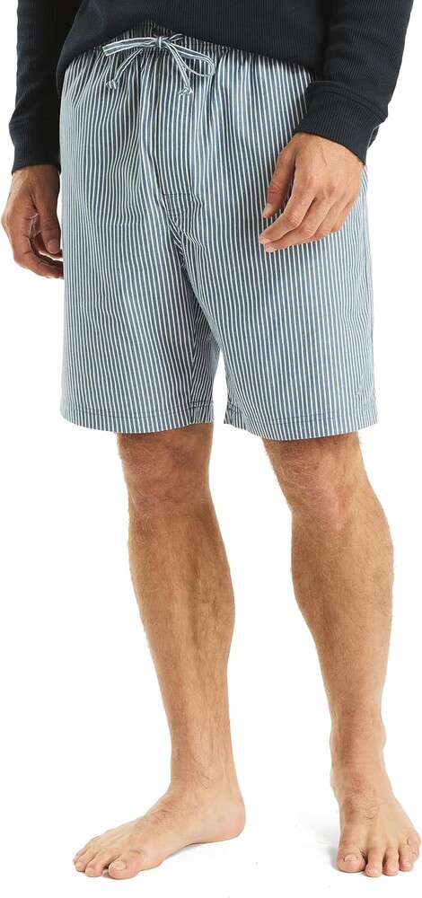 Nautica Men's Nautica Sustainably Crafted Striped Poplin Sleep Short