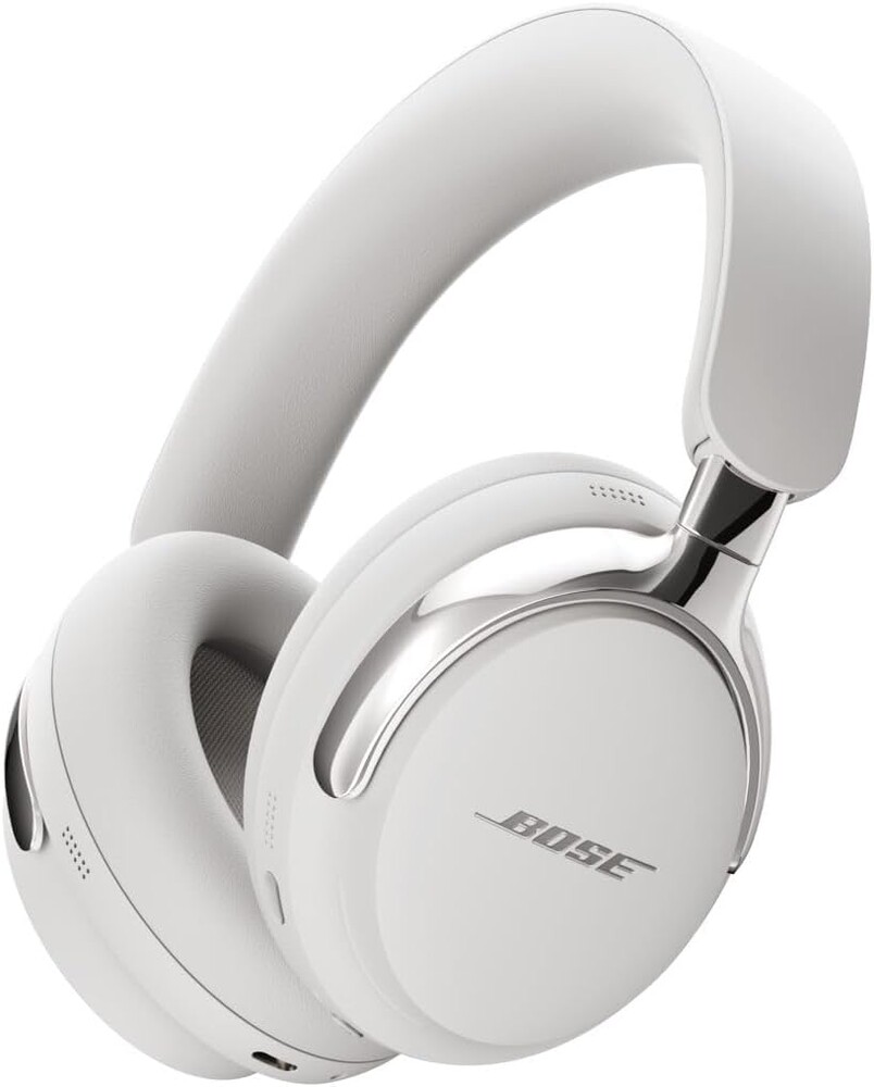 Bose QuietComfort Ultra Bluetooth Headphones (2nd Gen), Wireless Headphones with Spatial Audio, Over Ear Noise Cancelling with Mic, Up to 30 Hours of Play time, White Smoke