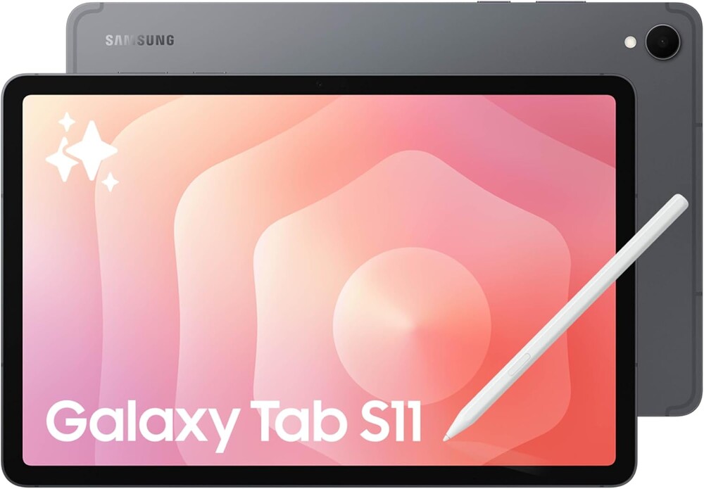 Samsung Galaxy Tab S11 256GB WiFi Android Tablet, Dynamic AMOLED 2X Display, 3nm MediaTek Processor, Galaxy AI, IP68, High Performance, Premium 11" AMOLED Screen, Slim, Portable Design, Gray